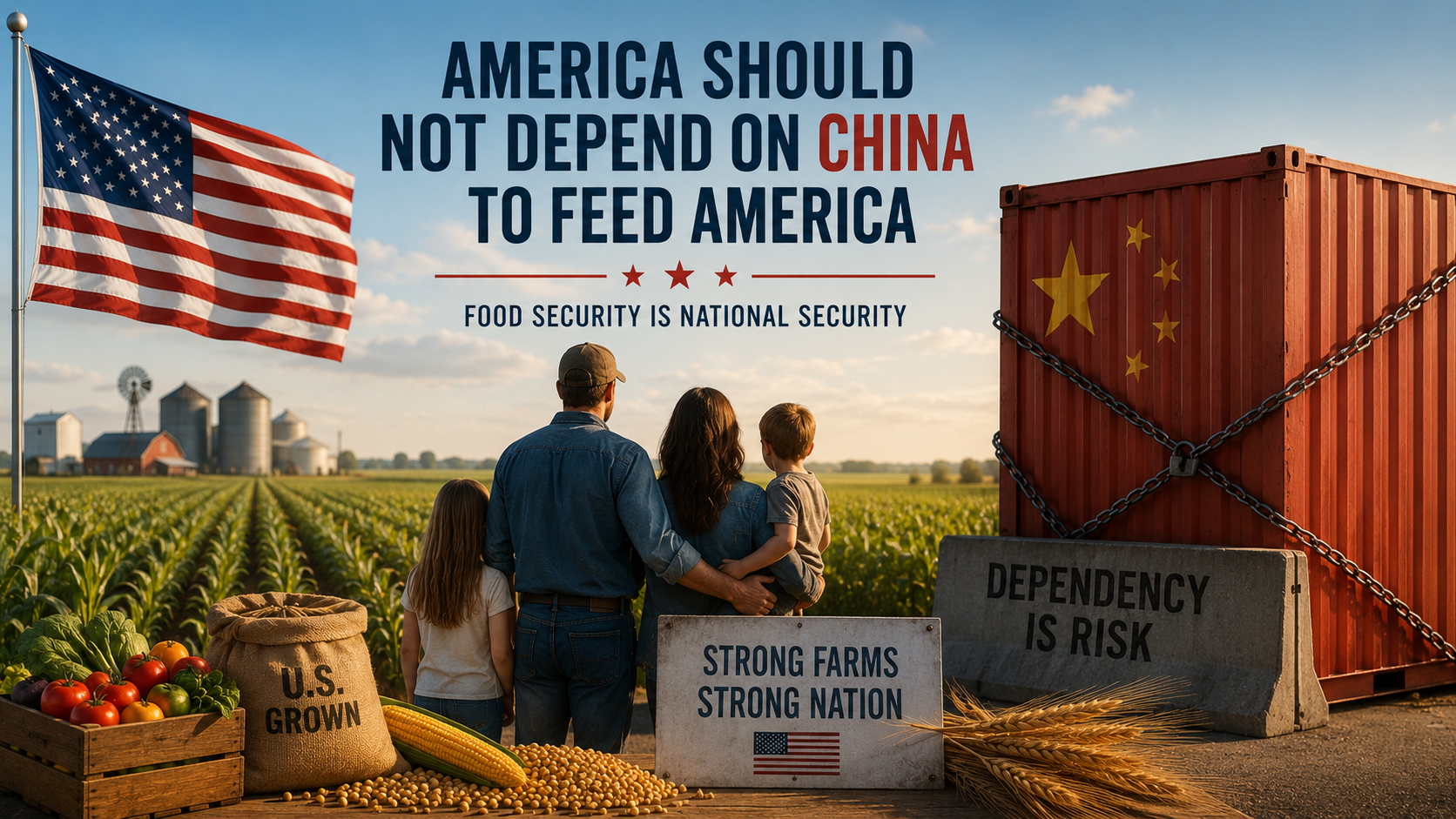America Should Never Depend on China to Feed Its People
