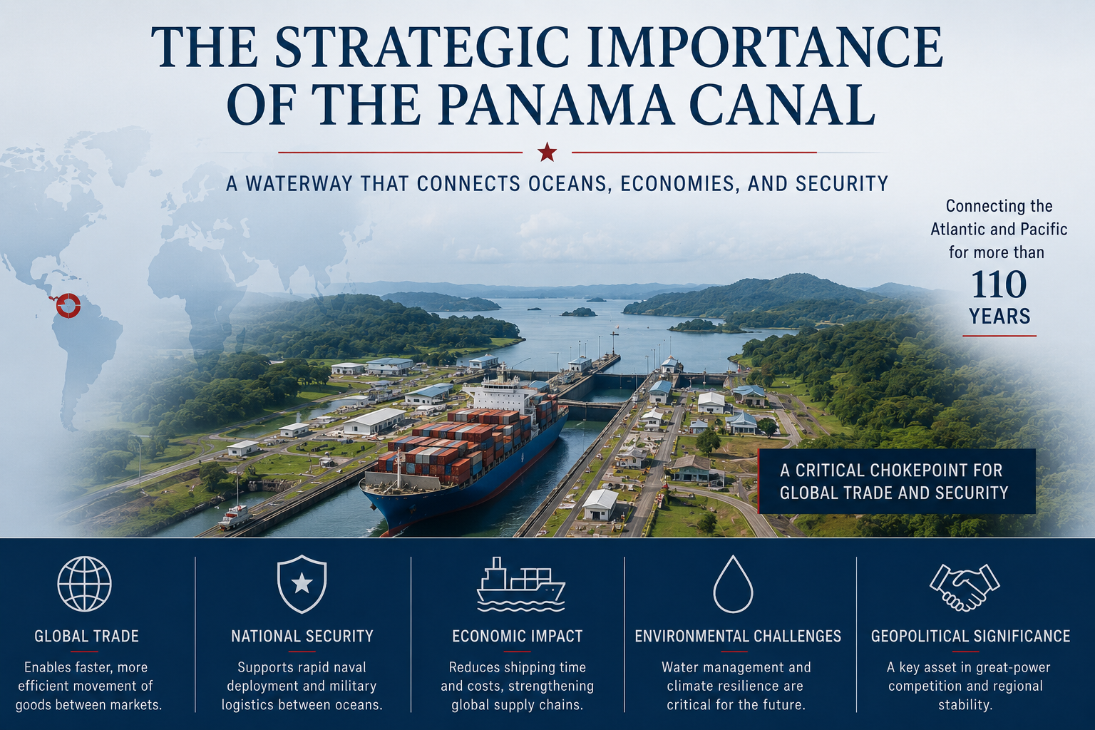 The Strategic Importance of the Panama Canal: Why One Waterway Shapes Global Commerce and Security