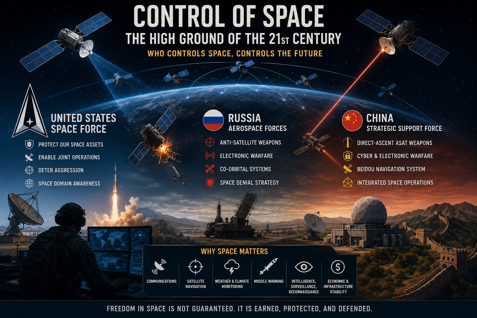 The New High Ground: The U.S. Space Force, Russia, China, and the Strategic Importance of Controlling Outer Space